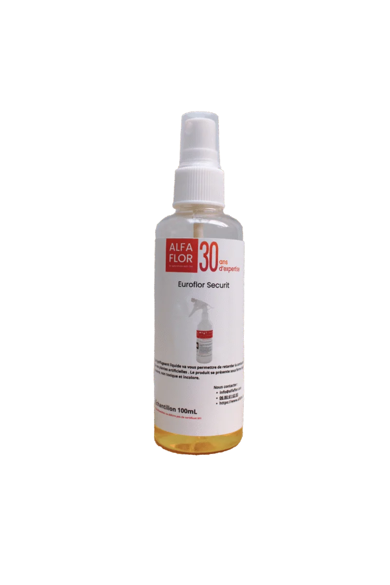 Artificial plants flame retardant sample 100 mL — no application declaration supplied – EUROFLOR